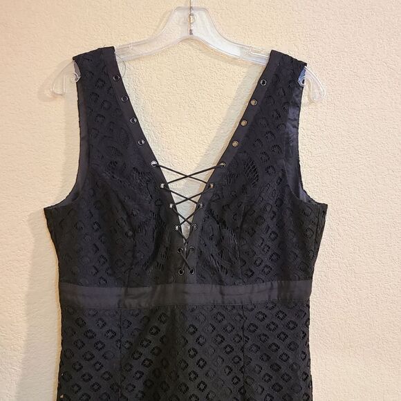🌿NWT "Bardot" black dress size US10/L. - Picture 1 of 15